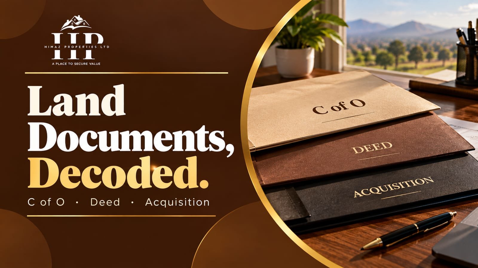 C of O, Deed of Assignment, Government Acquisition: What the Terms Mean