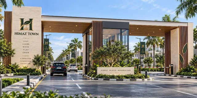 Architectural concept for the Himaz Town entrance
