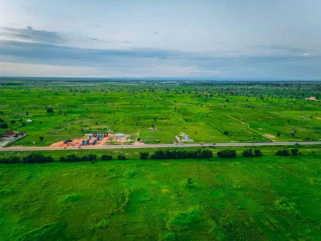 Aerial view of the Himaz Trade Center site